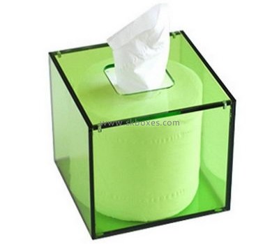 Wholesale acrylic clear plastic tissue storage box BTB-053