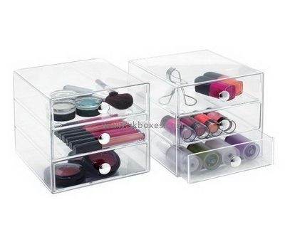 Custom lucite acrylic cosmetic beauty hard cases boxes wholesale BMB-171