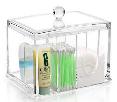 Custom best small clear plastic display cosmetic beauty storage boxes BMB-182