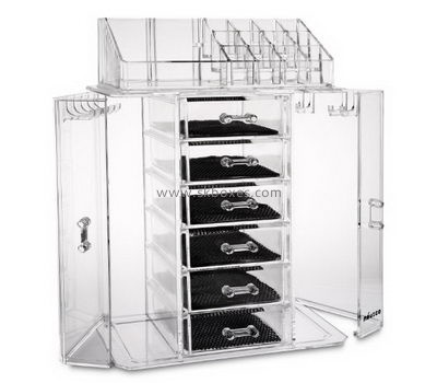 Custom acrylic perspex boxes display makeup case organizer BMB-185