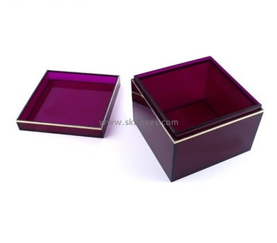 Customize acrylic storage container BDC-1590