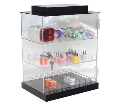 Customize perspex curio display cabinet BDC-1750