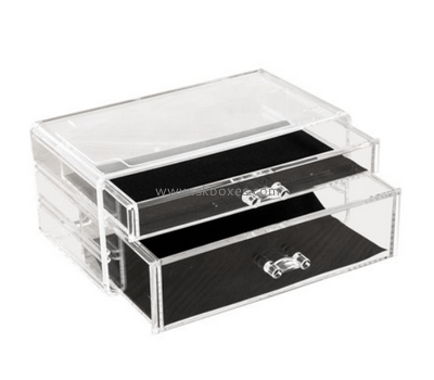 Customize acrylic 2 drawer unit BDC-1800