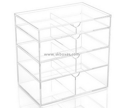 Customize plexiglass 4 drawer storage BDC-1821