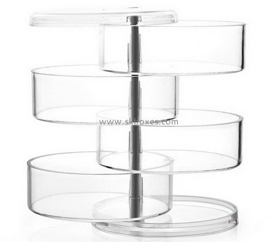 Customize clear acrylic rotating display case BDC-1841