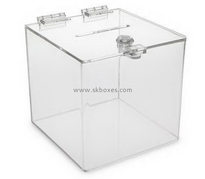 Large clear acrylic suggestion box BBS-715