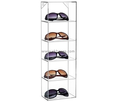Custom 5 tiers acrylic sunglasses display cabinet BDC-1894