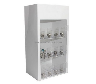 Custom retail acrylic locking display cabinet BDC-1916