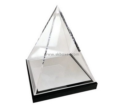 Custom cone-shape acrylic display case BDC-2013