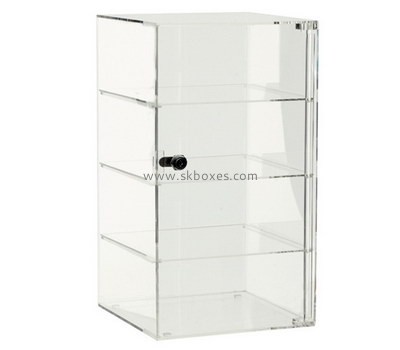 Custom 4 tiers acrylic lockable display cabinet BDC-2056