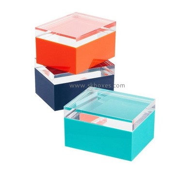 Custom color acrylic boxes BDC-2138