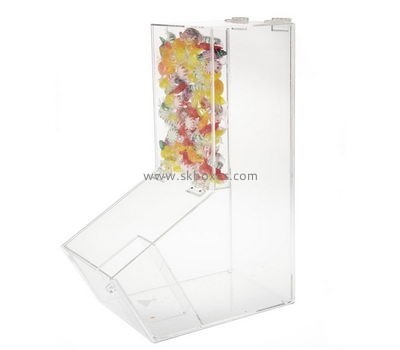 Custom clear acrylic candies display case BDC-2206