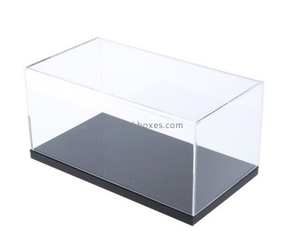 Custom plexiglass display case with black base BDC-2272