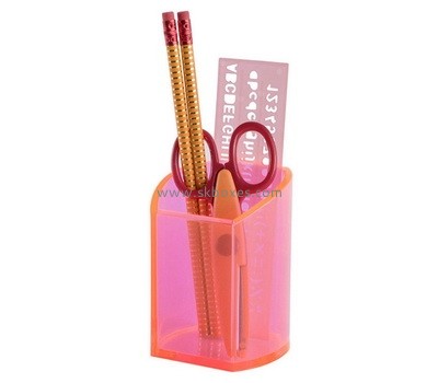 Customize acrylic pencil holder plexiglass pen holder perspex desktop stationery organizer BDC-2285