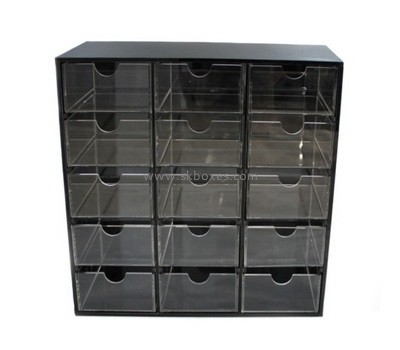 Custom multi purpose acrylic organizer plexiglass drawer perspex display case BDC-2289