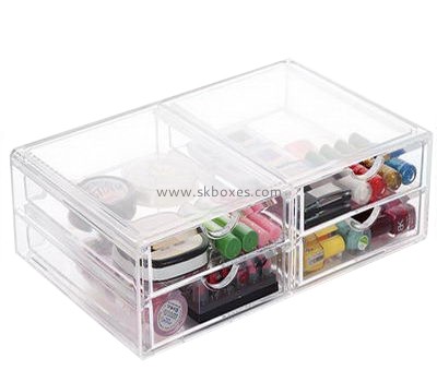 Customized acrylic storage box plastic make-up box cosmetic storage box BMB-022