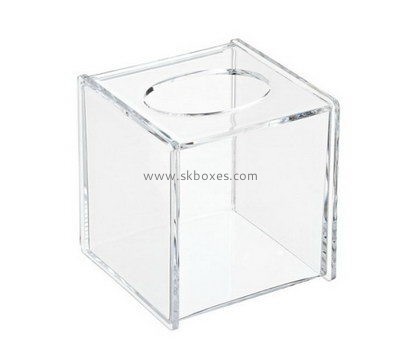 Hot selling acrylic clear plastic tissue box BTB-036