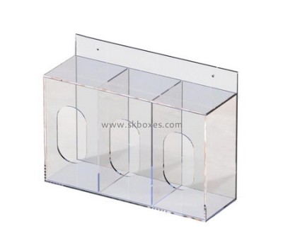 Perspex supplier custom wall mounted acrylic tissue paper box holder BTB-184