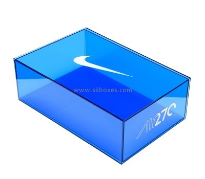 Customized acrylic shoe box with drawer BSB-004