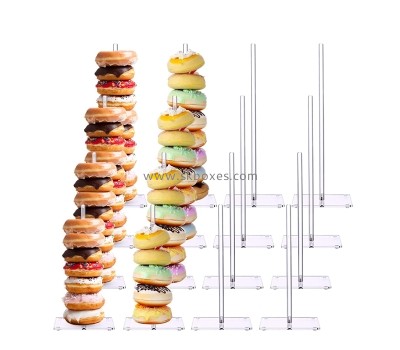 Lucite products manufacturer custom acrylic donut holder stands BFD-045