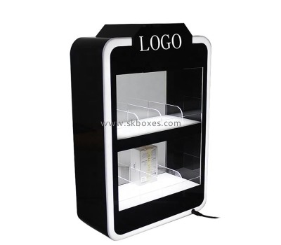 Acrylic boxes manufacturer custom plexiglass LED display cabinet BLD-038