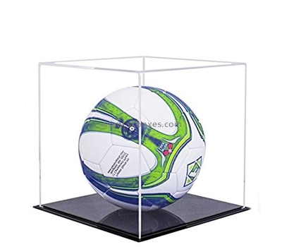 Perspex box manufacturer custom acrylic dustproof football showcase BDC-2381