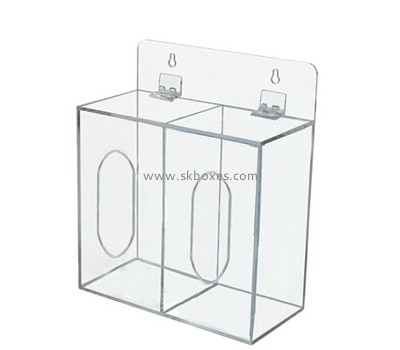 Acrylic products manufacturer custom lucite wall mounted tissue paper holders BTB-244