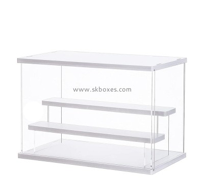 Custom clear acrylic 3 tiers display cabinet BDC-2396