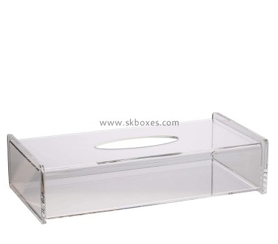 Custom acrylic facial tissue box for office BTB-251