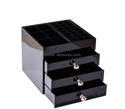 Custom acrylic beauty items drawer organizer box BMB-235