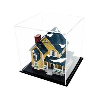 Custom acrylic house model display box BDC-2404