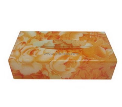 High quality fashion design acrylic tissue paper box BTB-015
