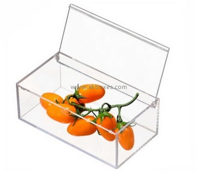 Factory custom design acrylic food storage box with lid BFD-015