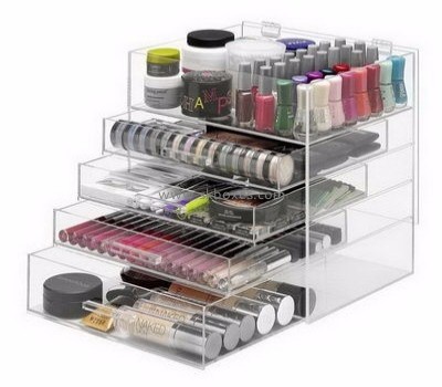 Custom design acrylic makeup organizer 5 drawers BMB-015