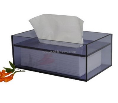Hot selling acrylic tissue paper box transparent plastic box plexiglass acrylic rectangle box BTB-154