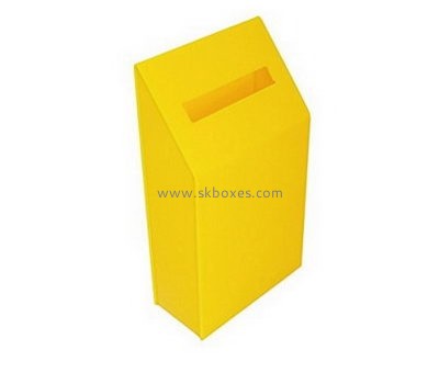 Customized acrylic lockable ballot box acrylic suggestion box ballot box voting BBS-058