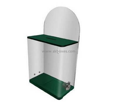 Customized acrylic small suggestion box perspex ballot box perspex suggestion box BBS-108