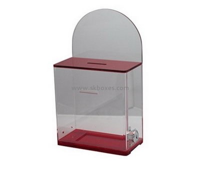 Customized acrylic transparent ballot box election box large suggestion box BBS-117