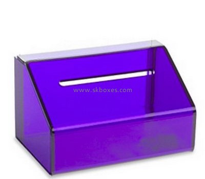 Customized acrylic employee suggestion box locking ballot box acrylic suggestion box BBS-168
