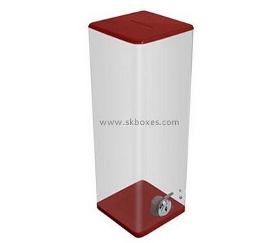Custom design clear plastic ballot box election ballot box acrylic ballotbox BBS-190