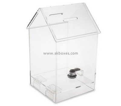 Custom clear ballot box transparent ballot box voting ballot box BBS-196