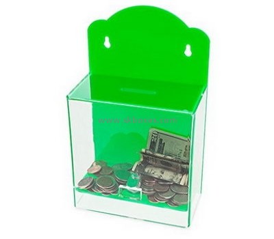 Custom acrylic locking donation box collection box charity charity collection boxes for sale BDB-026