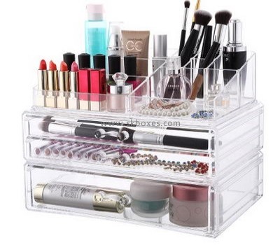 Custom design acrylic case makeup storage box makeup organizer case BMB-048