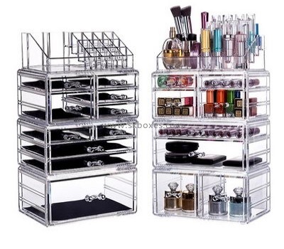 Custom cosmetic makeup case cosmetic organizer box acrylic boxes for display BMB-080