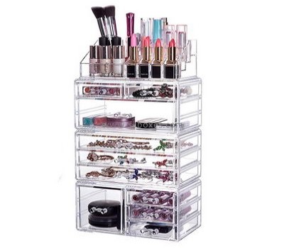Custom acrylic perspex containers makeup containers makeup boxes for sale BMB-086