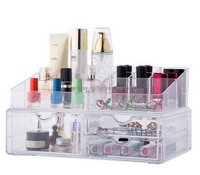 Custom cheap acrylic display cases makeup box storage cheap cosmetic case BMB-106