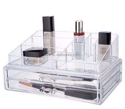 Customized acrylic boxes small beauty makeup box small makeup organizer BMB-108