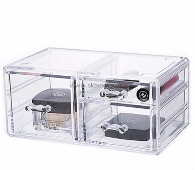 Custom cheap plastic display cases makeup box makeup organizer BMB-119