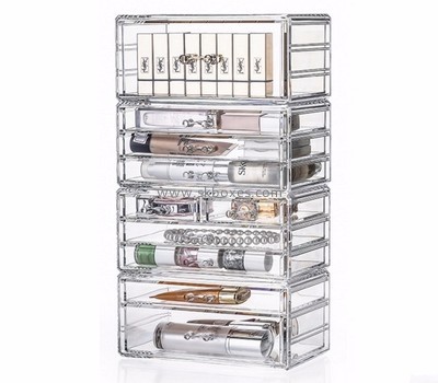 Custom acrylic display box cheap cosmetic case makeup box BMB-122