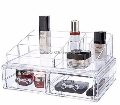 Customized small clear acrylic boxes professional beauty case cute makeup cases BMB-126